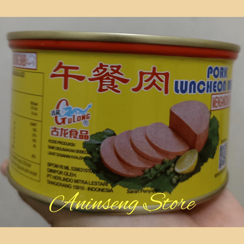 

397 gram Gulong Canned Ham Pork Luncheon Meat/ Daging Maling