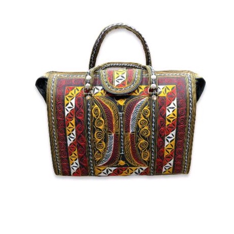 Tas Koper besar bordiran motif khas Aceh / Travel bag khas Aceh