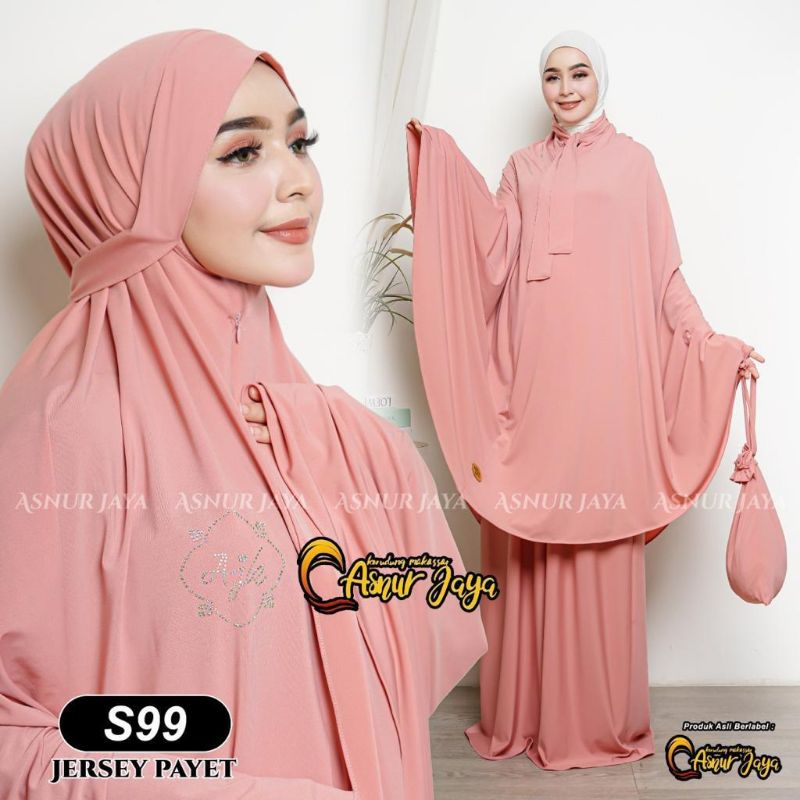 ASNUR JAYA ORIGINAL/MUKENAH/JERSEY/ S 99