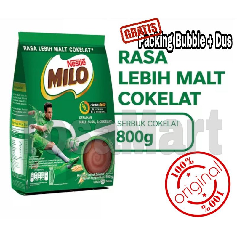 

❤️PROMO❤️ MILO 3 in 1 / Activ Go / Susu Bubuk / 800 - 1kg Free Bottle