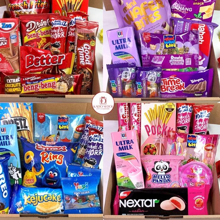 

❆ Snack Box (Langsung Jadi) Hadiah Valentine/ Kado Pacar/ Kado Ultah/ Kado Cewe/ Kado Cowo/ Kado Wisuda/ Kado Anniv by Kado Si Doi ☇
