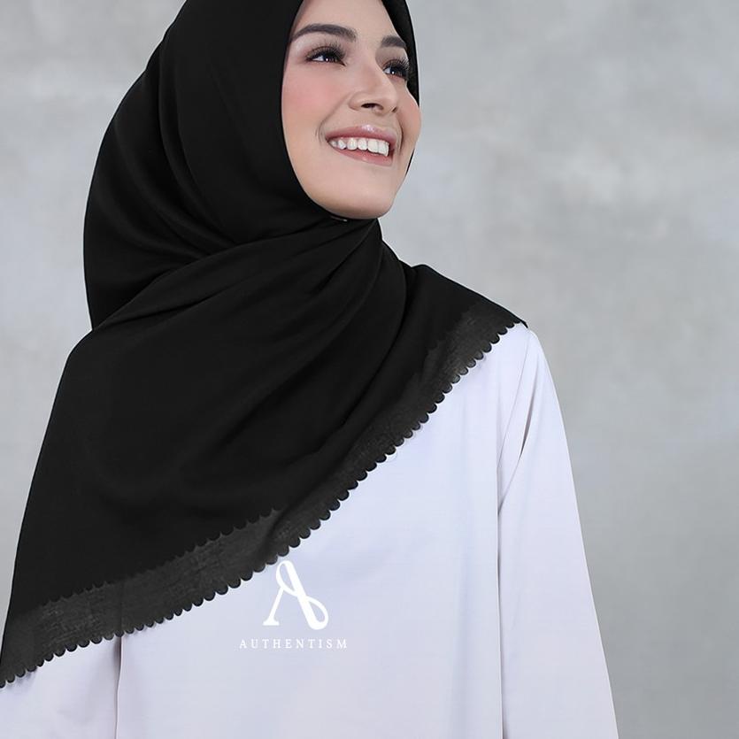 ◌ KERUDUNG SEGI EMPAT POLOS VOAL ULTRAFINE PREMIUM SUPERFINE HIJAB AUTHENTISM RACHITA VOAL ➨