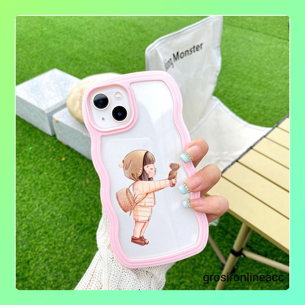 Best Casing Soft Kamera HH23 cewek Girl For Iphone 7+ 8+ Plus X Xs Xr Max 11 12 13 14 Pro Max 14+ 14Plus FJ08