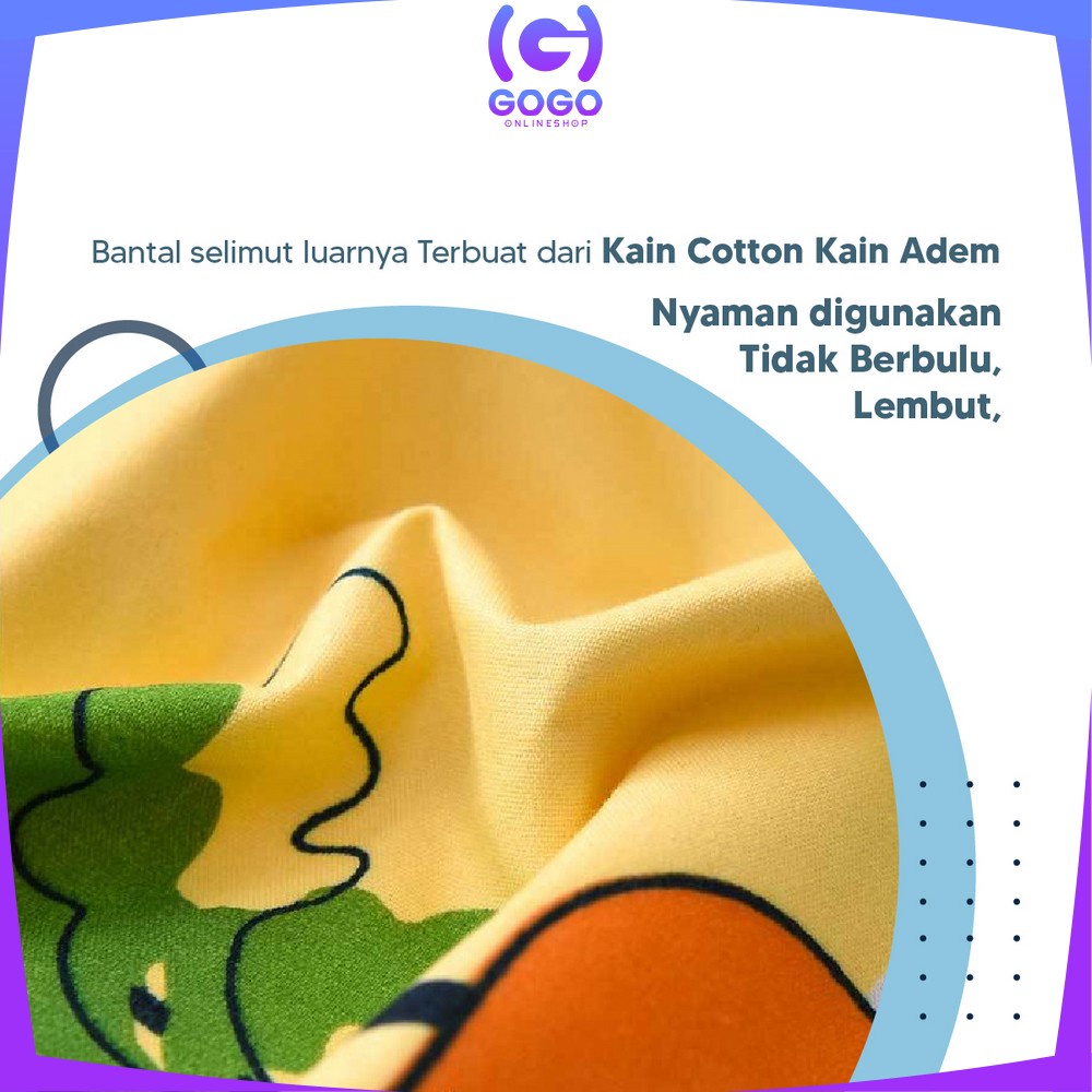 GOGO-C595 Balmut Bantal Selimut 2IN1 Bantal Tidur Set Motif Karakter Kartun / Bantal Travel Dewasa Anak Bisa Lipat Praktis Jadi Selimut