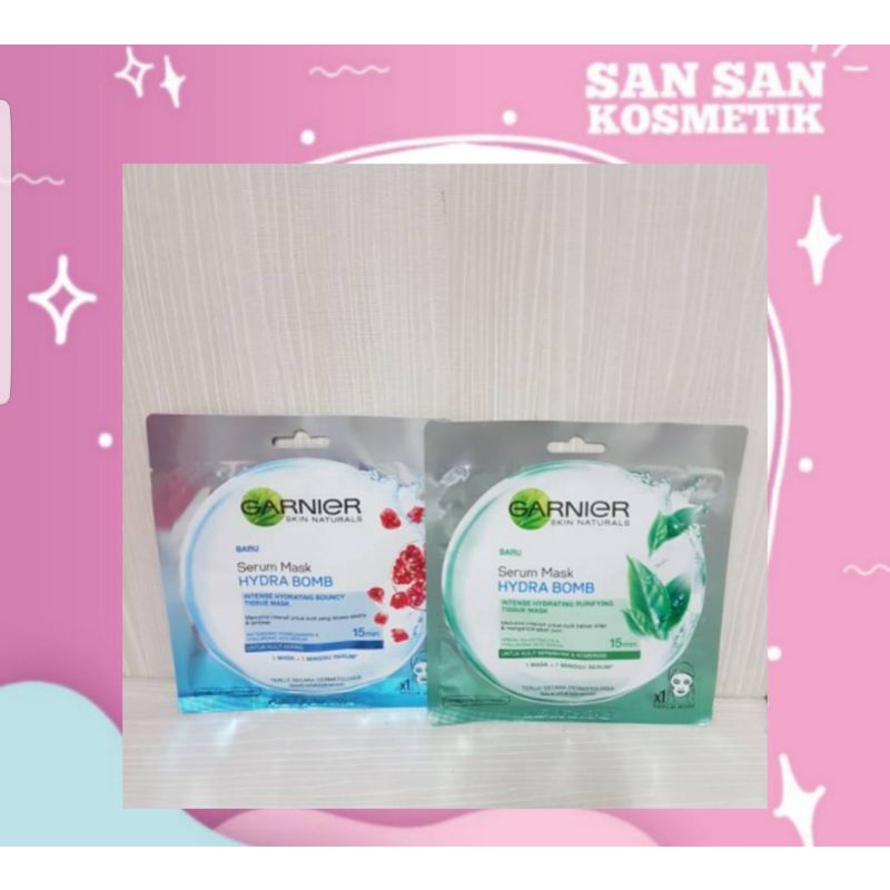 GARNIER SERUM MASK HYDRO BOMB 32GR