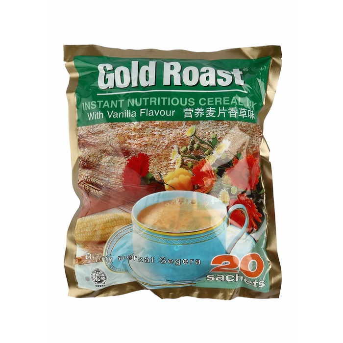 

[ COD ] Gold Roast Vanilla Instant Nutritious Cereal mix 20 sachets