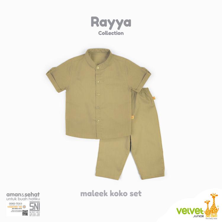 PROMO 7.7 PROMO BAJU LEBARAN VELVET JUNIOR RAYYA SERIES MALEEK KOKO SET BAJU KOKO ANAK EDISI BAJU LEBARAN ANAK LAKI LAKI 1 - 6 TAHUN