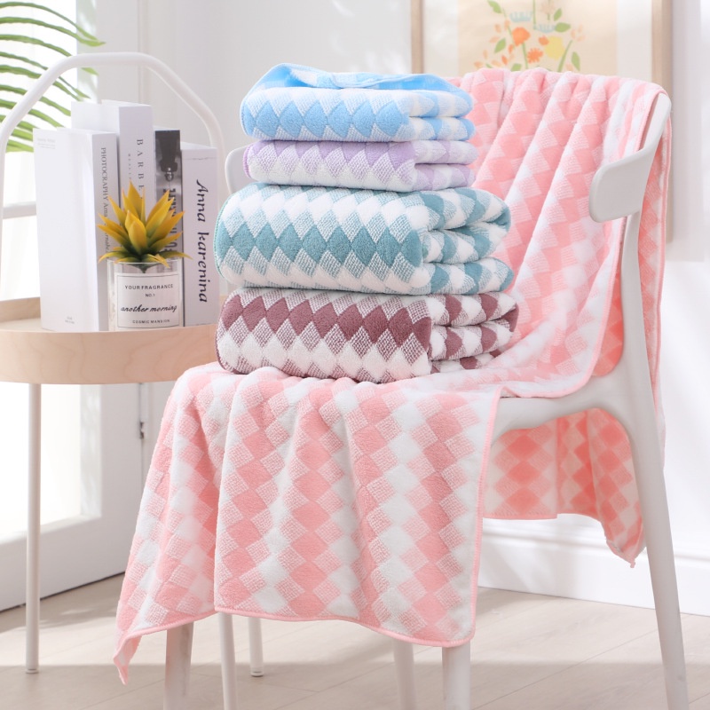 Handuk Mandi Bahan Microfiber Lembut Ukuran 70x140 Handuk Mandi Dewasa Handuk Mandi Bulu Premium Seri Classic