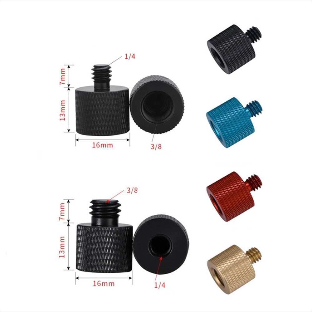 Sekrup Konversi Kamera Agustina Alat Fotografi Untuk Sekrup Tripod Dslr Quick Release Tripod Ballhead Konektor Tripod 1per4sampai3 /8Inch