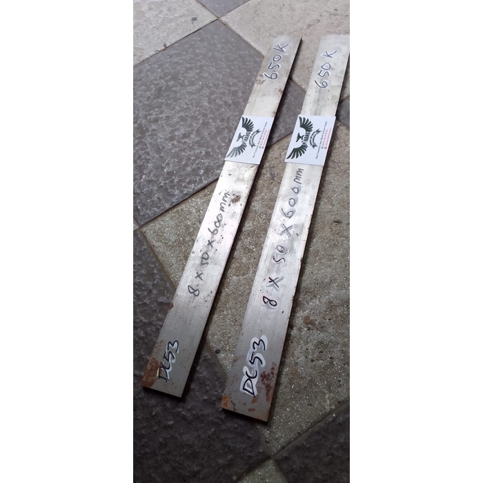 BAJA DC53 Pisau 8x50x600 (mm) & 8x60x500 (mm)