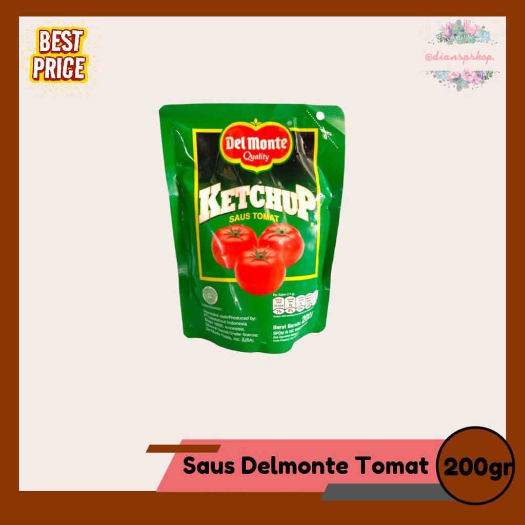 

Ketchup Saus Tomat Del Monte 200g