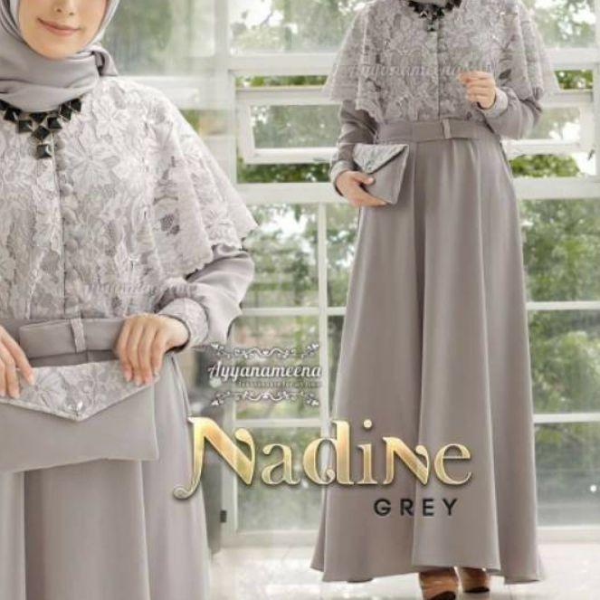 ➴ nadine dress / gamis muslim / gamis jumbo ▲