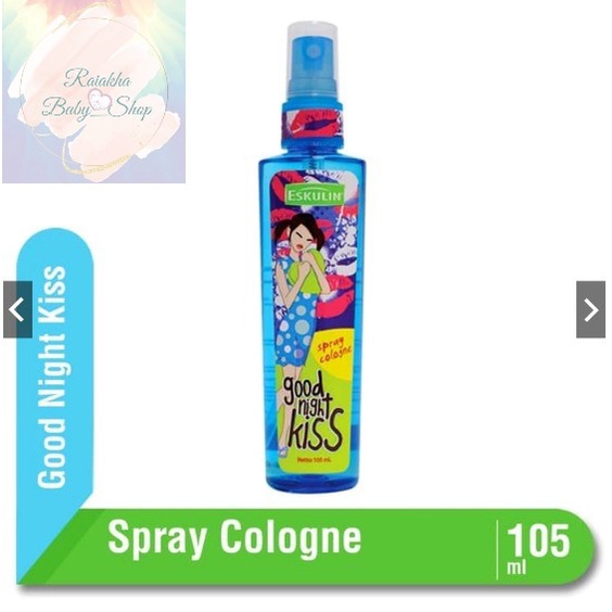 Eskulin Spray Cologne Good Night Kiss 105 Ml Botol