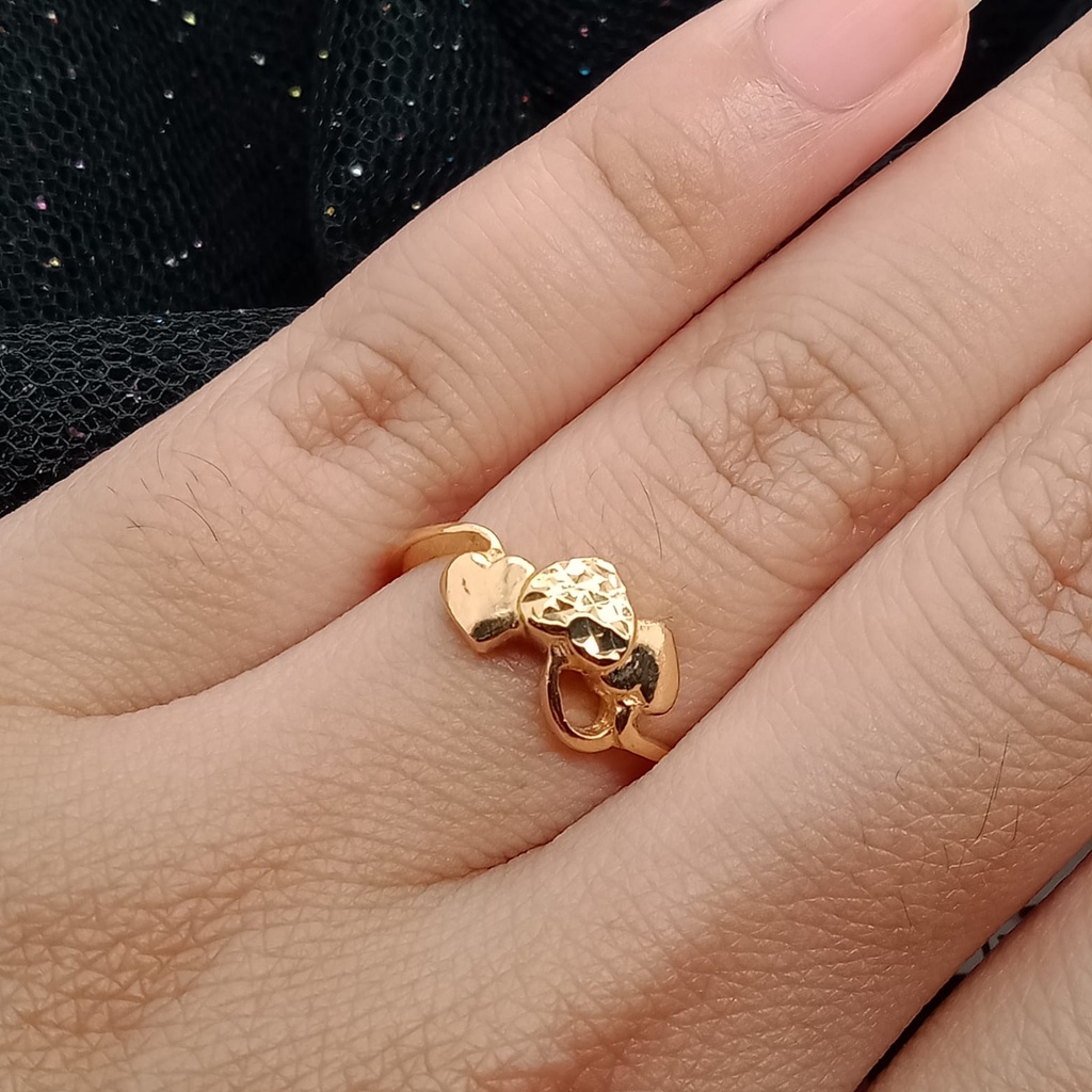 Cincin emas 17k - 2.15 gr kadar 750 - 4172