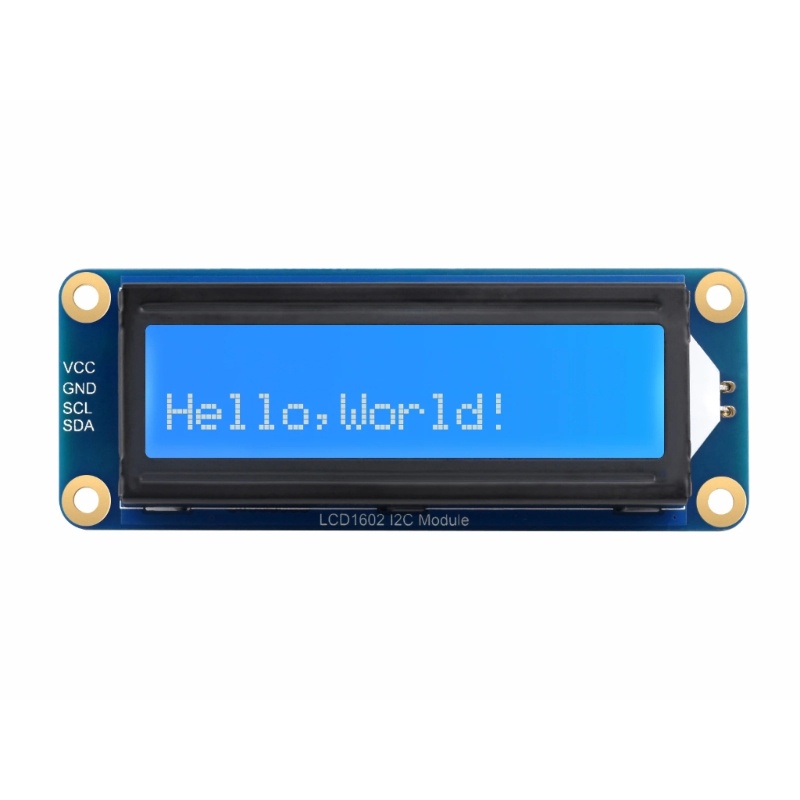 Btsg LCD1602 I2C Modul I2C Control Interface Onboard AiP31068 Chip Driver LCD -20~+70℃ Modul Suhu Operasi