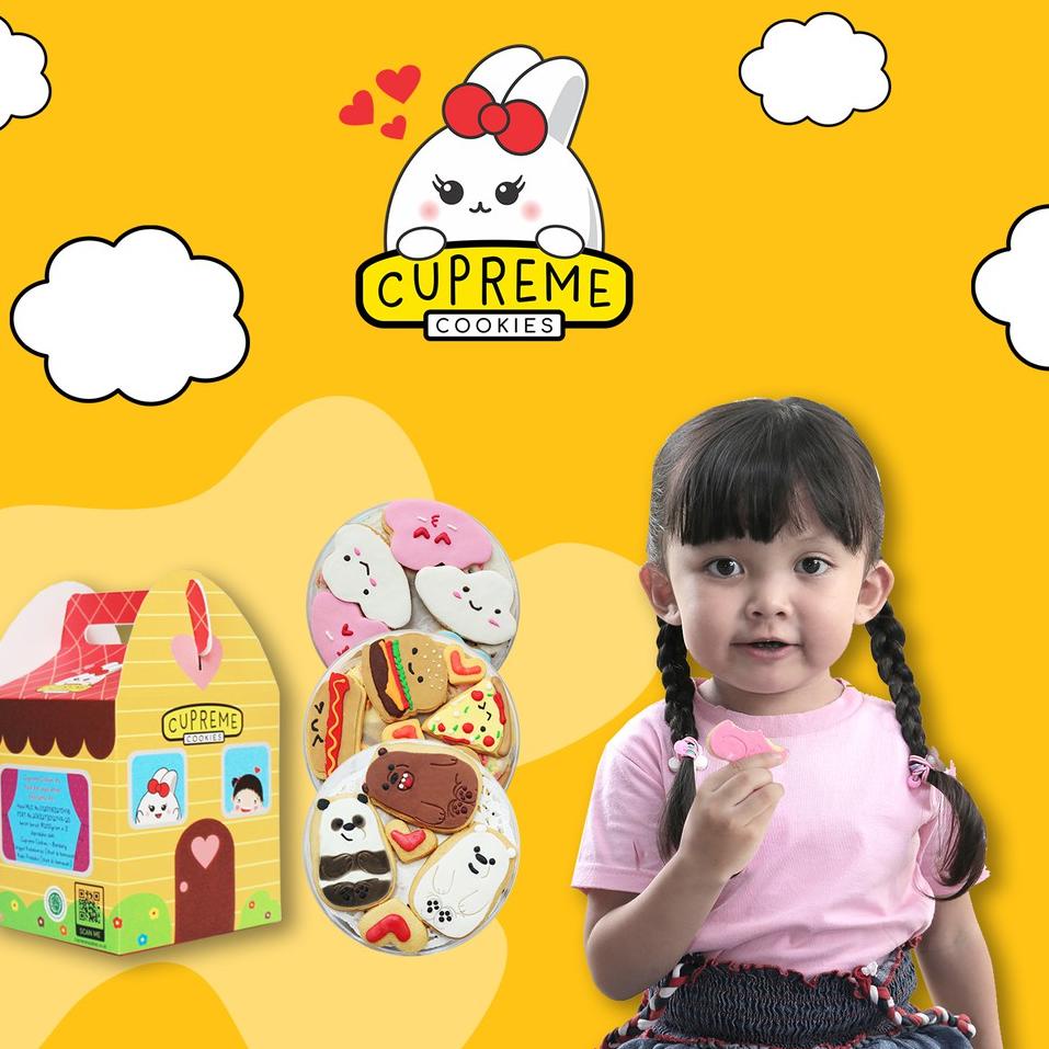 

✸ Cupreme Cookies Kukis Karakter Halal Kue Kering Anak Hias Royal Icing Kartun Lucu Superhero Disney ☋