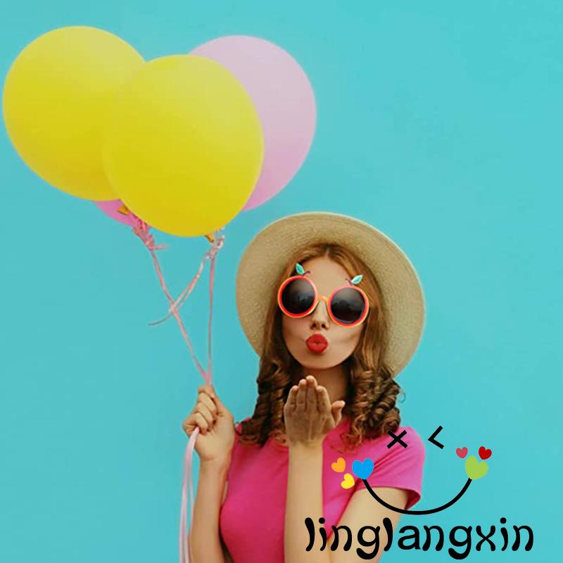 Llx-hawaiian Pesta Kacamata Hitam Tropis Lucu Fancy Dress Props Untuk Dewasa Anak