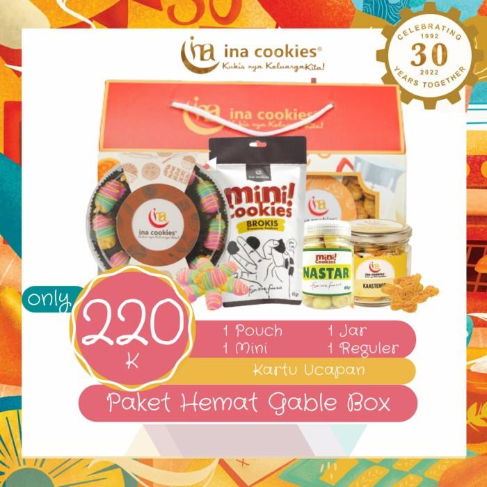 

Gift Box Hampers Hard Box Kue Kering Ina Cookies 500G Lebaran & Natal 094