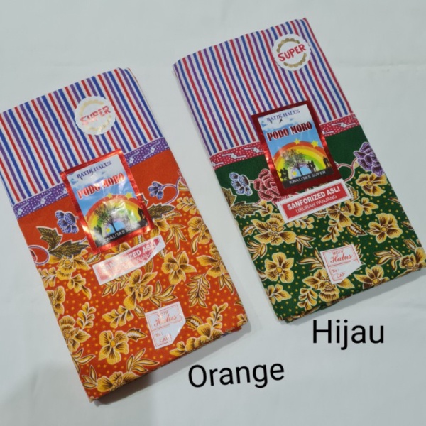 Unik Gendongan/cukin/kain panjang bayi/Jarik Batik PODO MORO - Orange Limited