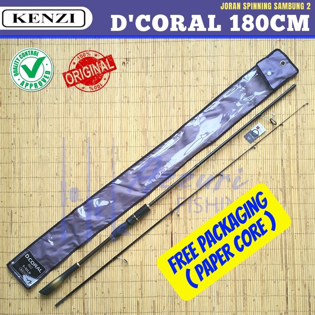 Joran KENZI D'CORAL 180CM JAPAN STYLE - JORAN GALATAMA / GALAPUNG /JORAN EMPANG / JORAN SPINNING