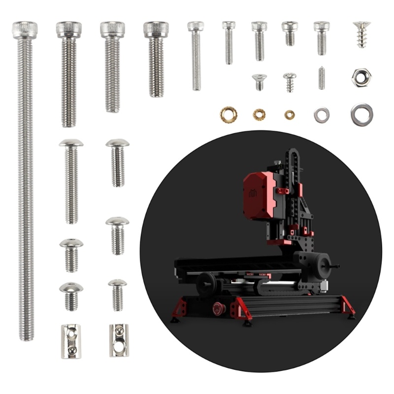 Vivi Full Set Kit Pengencang Untuk Milo-v1.5 Mesin Printer 3D Pengikat Proyek DIY