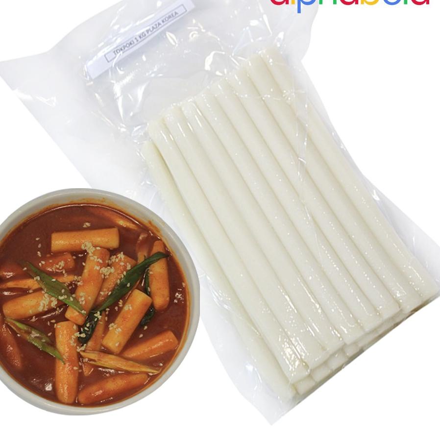 

✩ TTEOKBOKKI ONLY PLAZA KOREA 1 KG - KOREAN RICE CAKE TTEOK TOKPOKI TOPOKKI TOPPOKI KUE BERAS KOREA ★