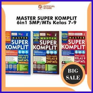 onderdil Buku Ujian Kelas 7 8 9 SMP MTS / Master Super Komplit Kelas 7 Smp/Mts / Master Su