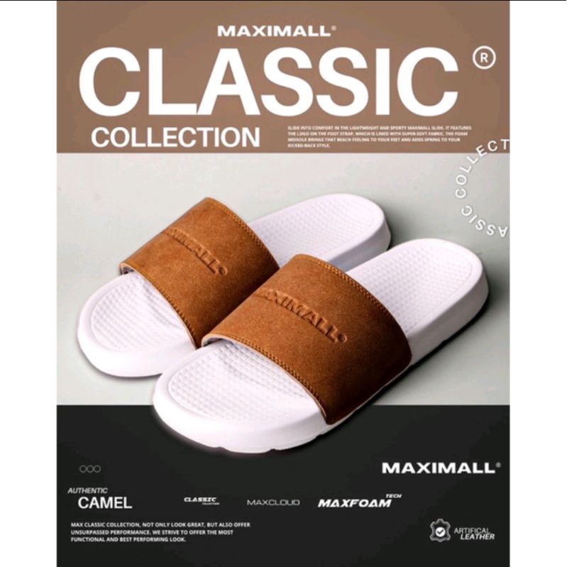 Sandal Slide Maximall Classic Tan (Original)