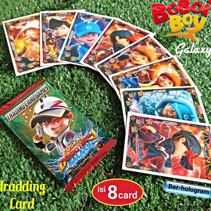 KARTU BOBOIBOY GALAXY PEK FUSION (isi 8) MAINAN ANAK TRADING CARD