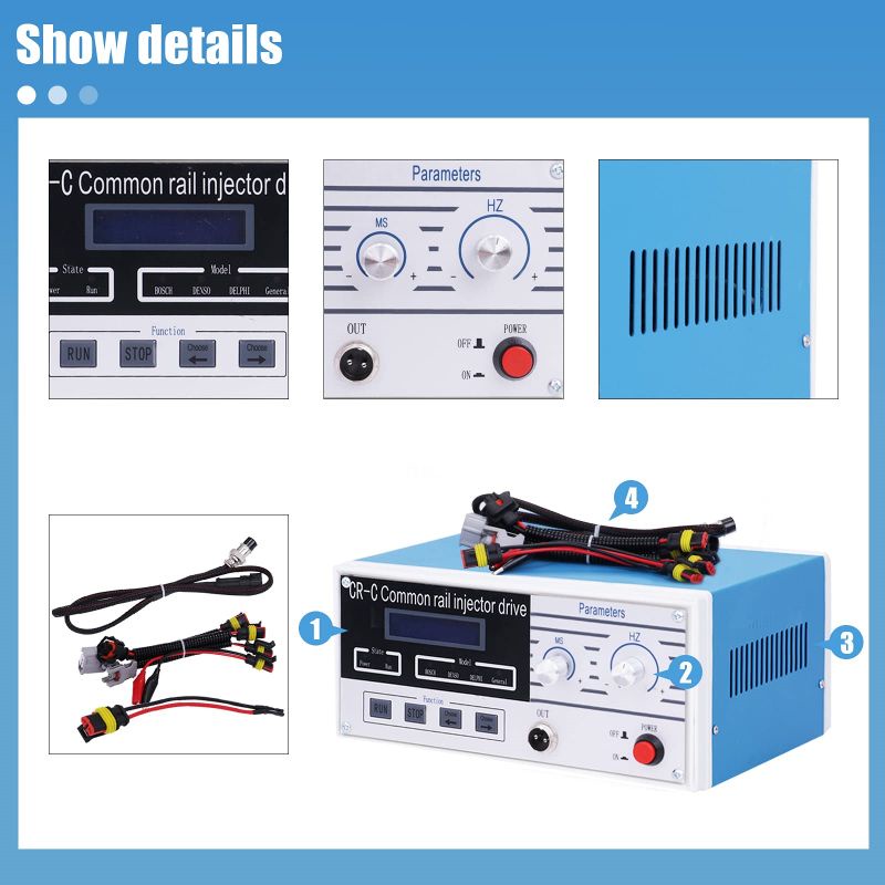 CR-C Common Rail Injector Tester Piezo Injector Tester Electromagnetic Injector Driver Multi-function