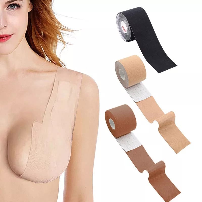 Bra Tape / Boobs Tape / Bra BooB Tape Nipple Pad Strapless Bra Selotip BH - body tape push up bra