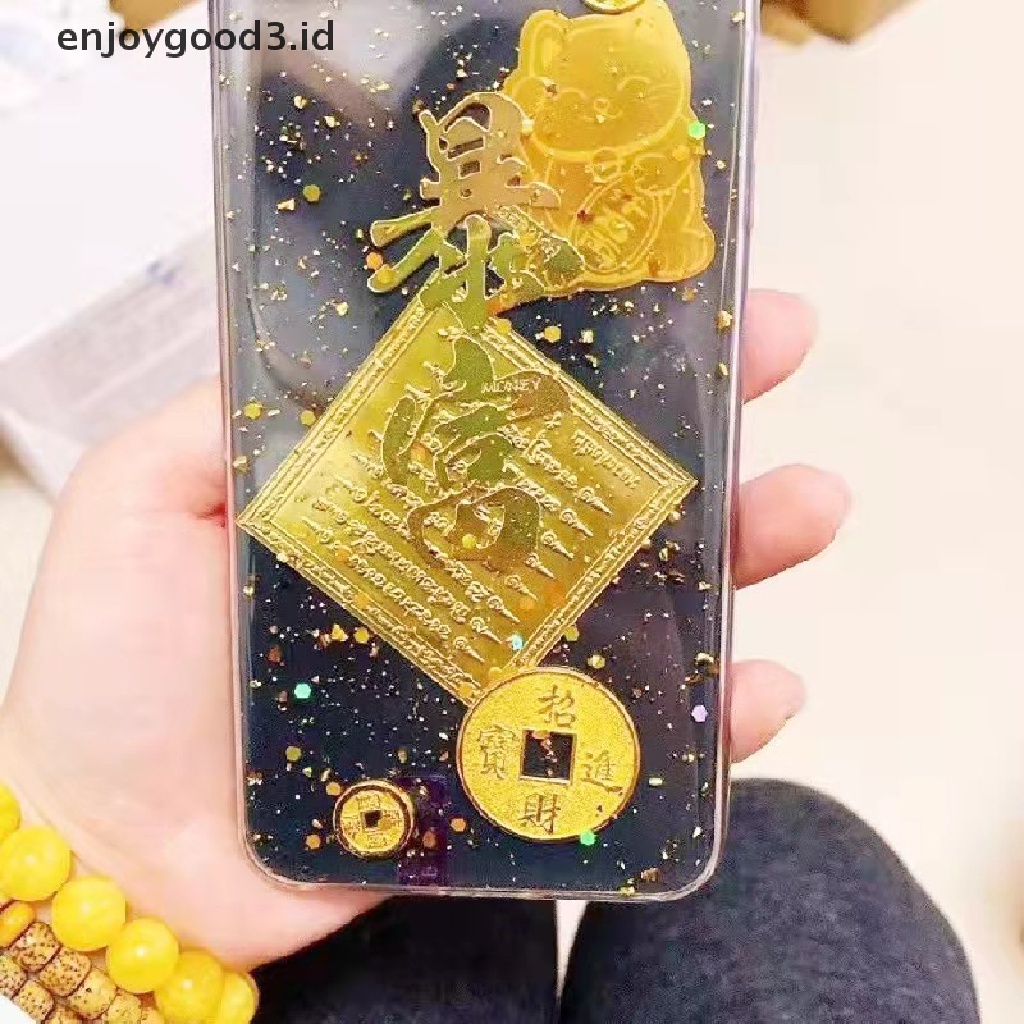 【 Rready Stock 】 Thailand Temple Bless Safety Scripture Buddha God Card Pendant Amulet Bring Fortune Good Luck Protection Phone Stickers （ ID ）