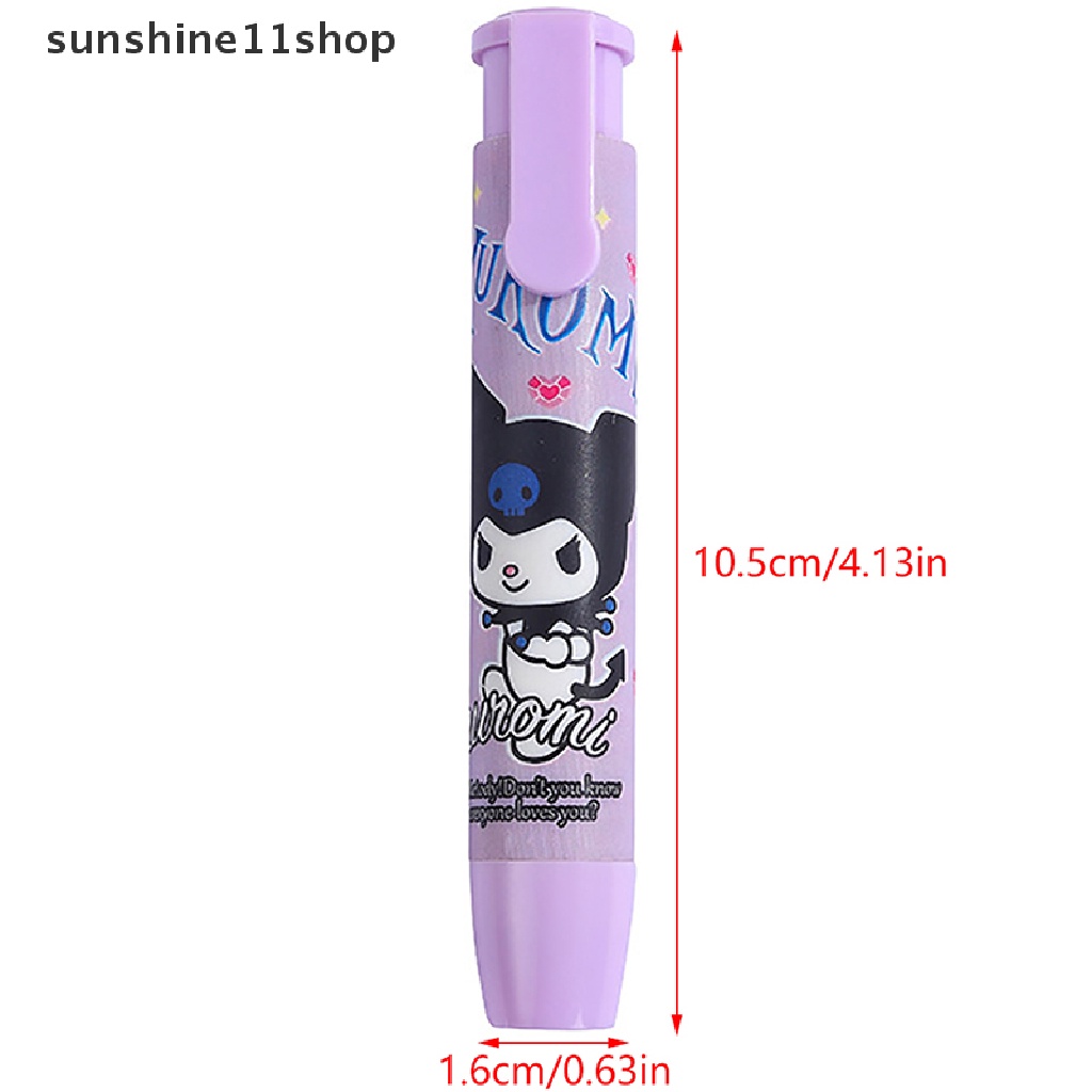 Sho Lucu Kreatif Ditarik Penghapus Kartun Kawaii Manis Menekan Penghapus Pensil Karet Lembut Refill Core Untuk Anak-Anak Art Wrig Erasers Pen Alat Tulis Kantor N