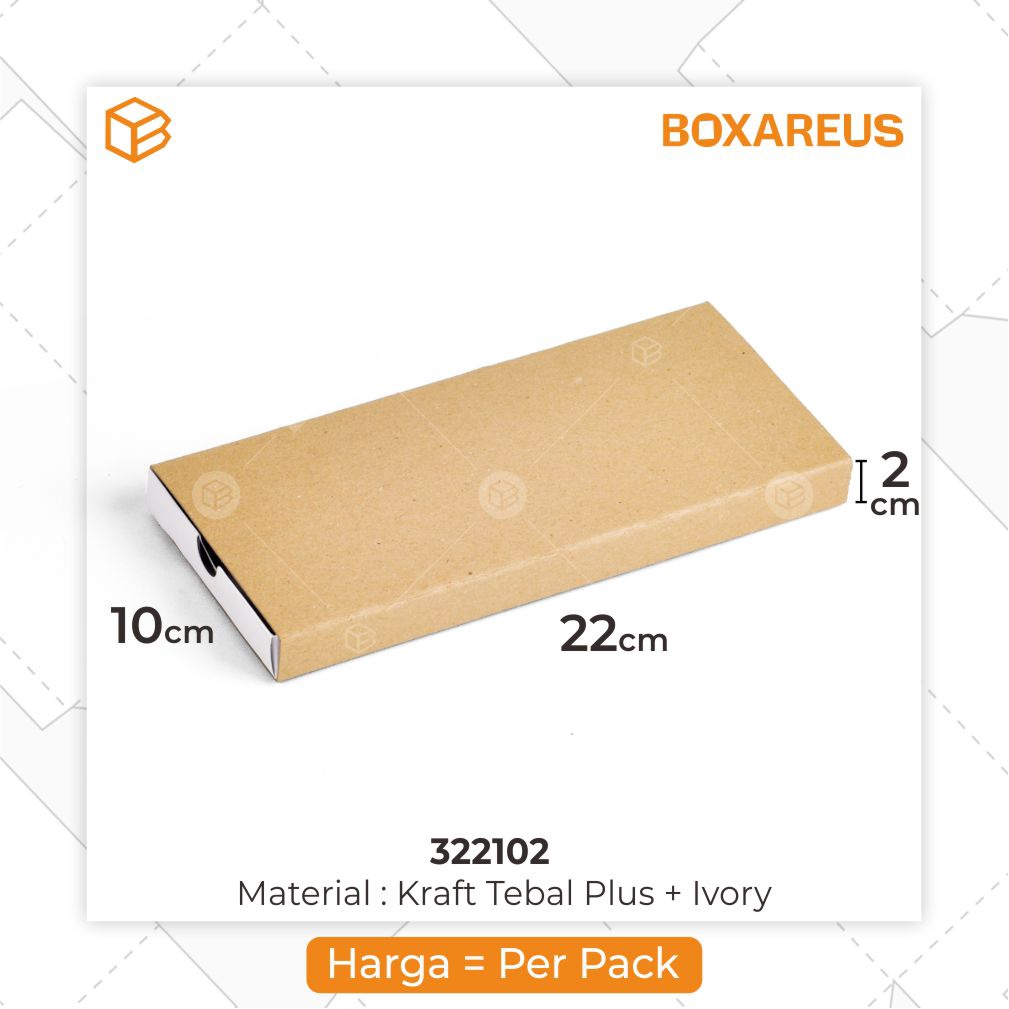 Slide Box Kotak Kemasan Packaging Dus Souvenir Gift Box | 322102 (20pc)