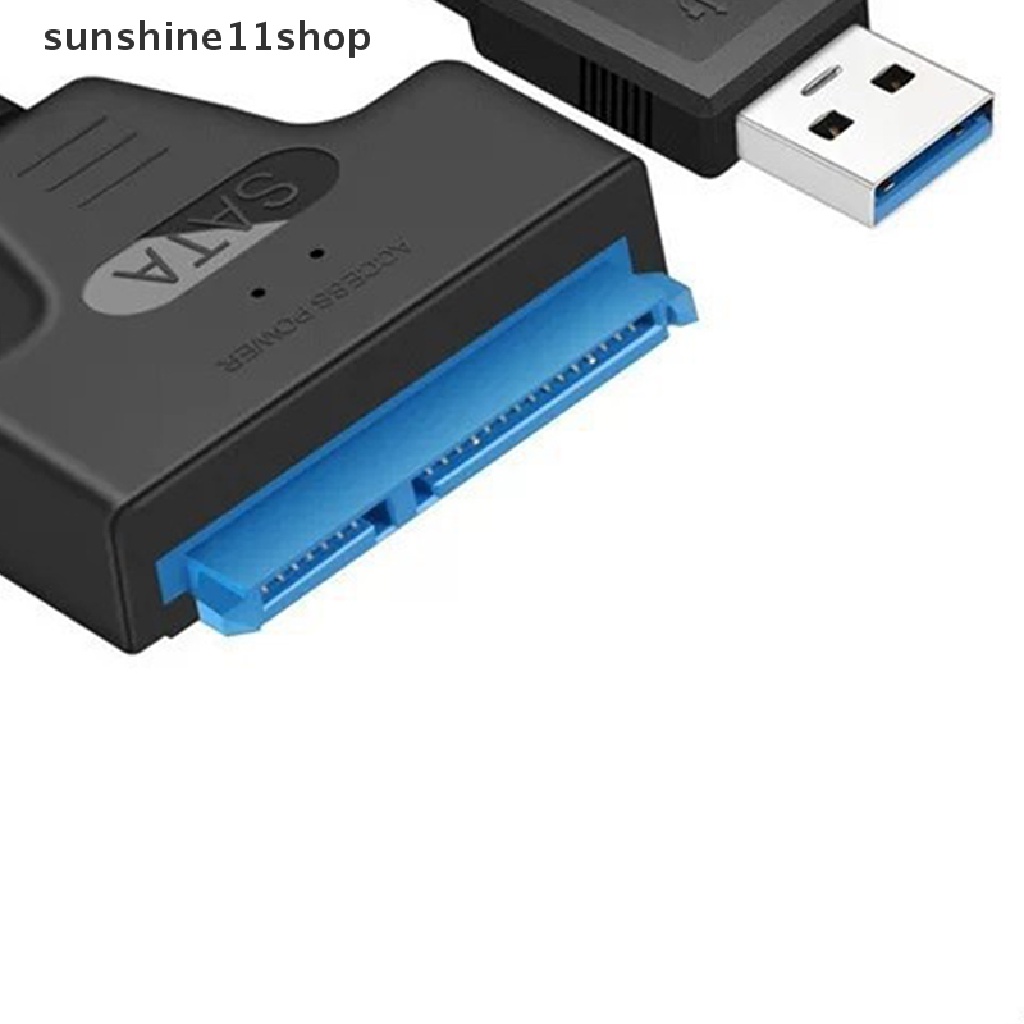 Sho Kabel Hardisk USB3.0 Ke Sata Kompatibel Dengan Hardisk HDD 2.5 Inci SSD Konektor Komputer Usb 2.0 Sata Adapter Cable N