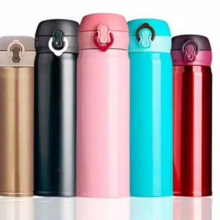 Grosir Murah Termos Niagara Polos 500 ml / Termos Vacum Kancing