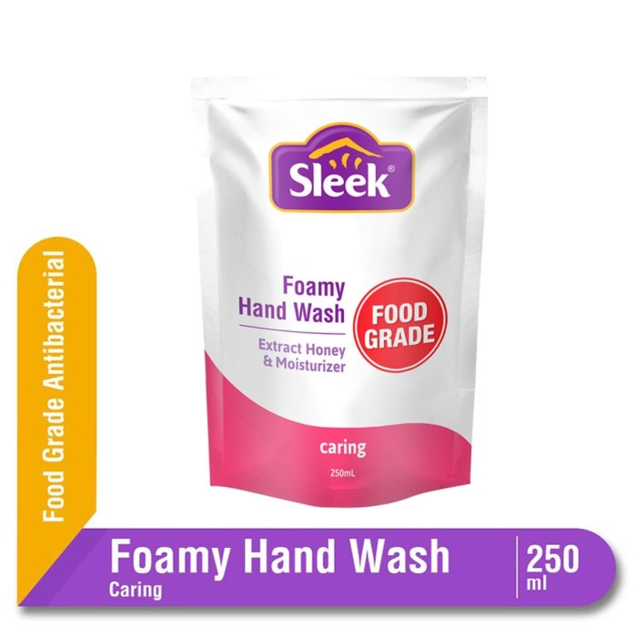 SLEEK HAND WASH 250ML POUCH CARING