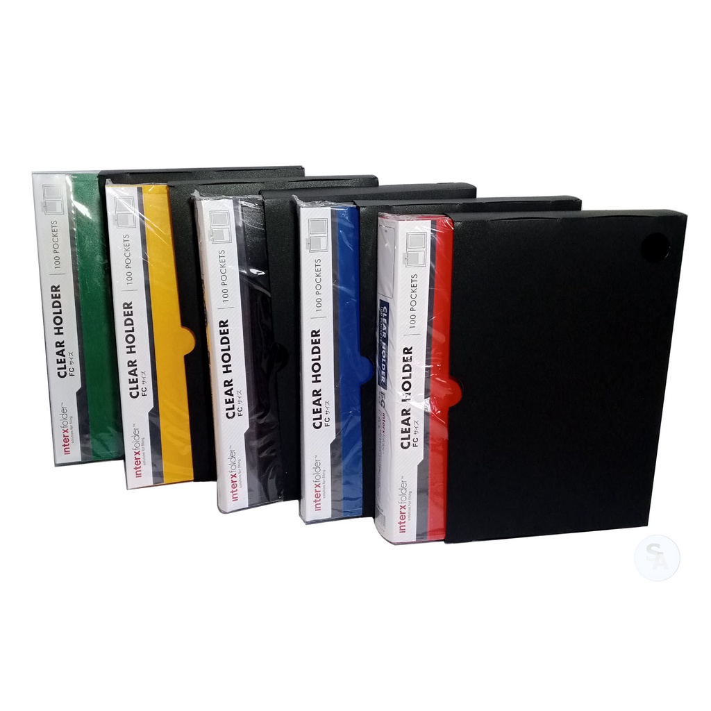 

INTERXFOLDER - Clear Holder 100 Pc Tersedia 5 Warna - Pcs