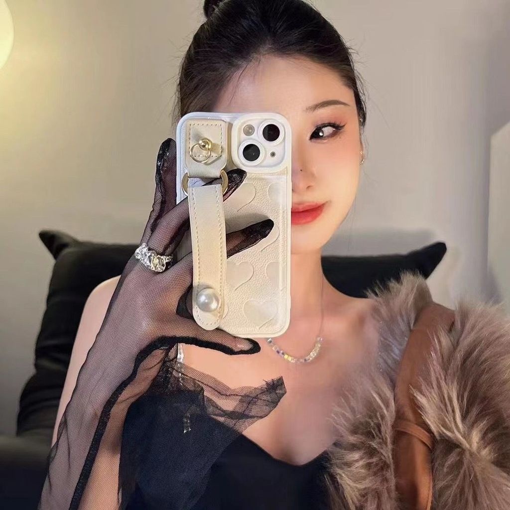 IPHONE Casing Ponsel Desain Gelang Cinta Tiga Warna Kompatibel Dengan Iphone12 13 14 11 Pro Max X Xs Max Xr Fgfgd