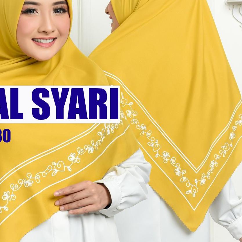 ✤ HIJAB VOAL SYARI / KERUDUNG SEGI EMPAT SYARI / JILBAB SEGI 4 SYARI MOTIF/KERUDUNG SYARI ❂