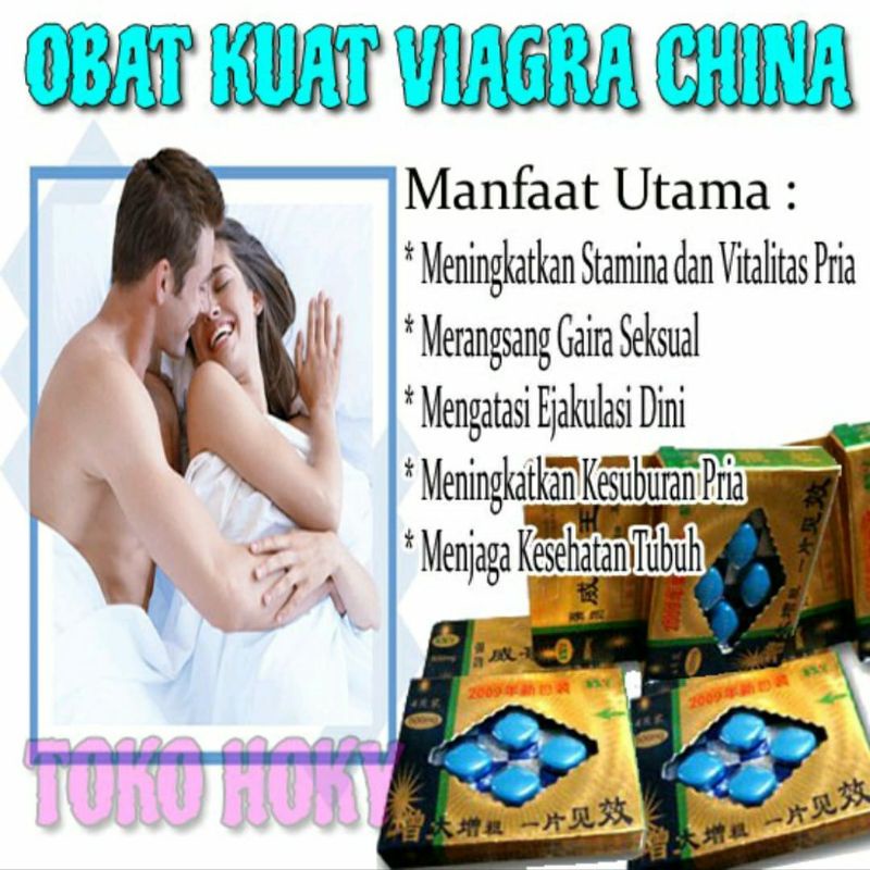 OBAT KUAT PRIA TAHAN LAMA VIAGRA PIL BIRU CINA ASLI 100% ORIGINAL TIONGKOK - OBAT KUAT CHINA PENAMBA