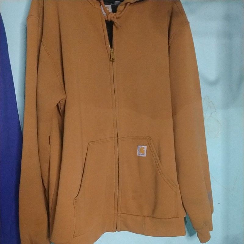 Hoodie carhatt rain defender coklat