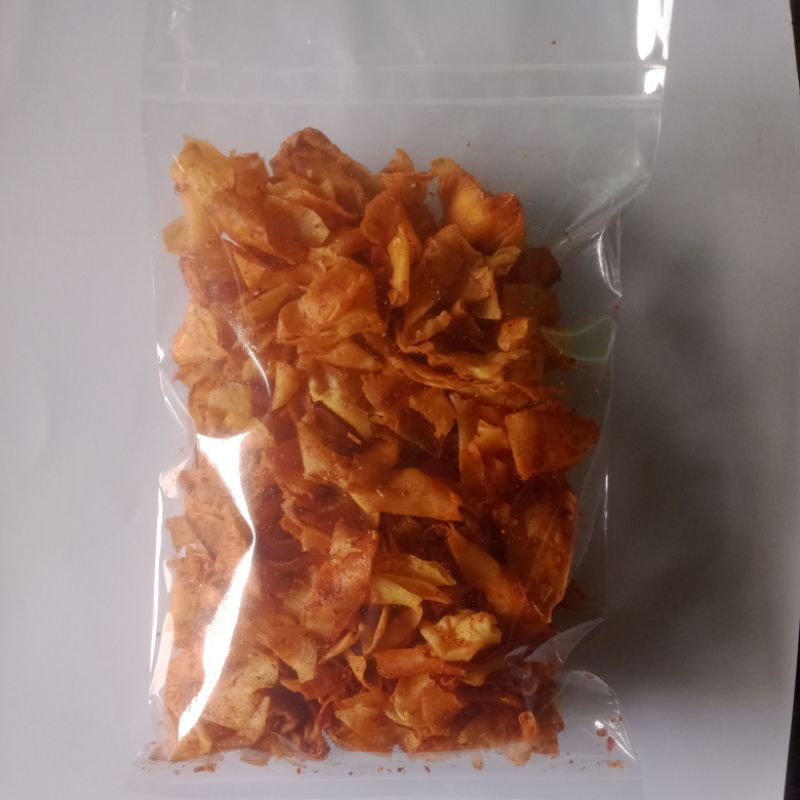 

Keripik kriwil pedas gurih