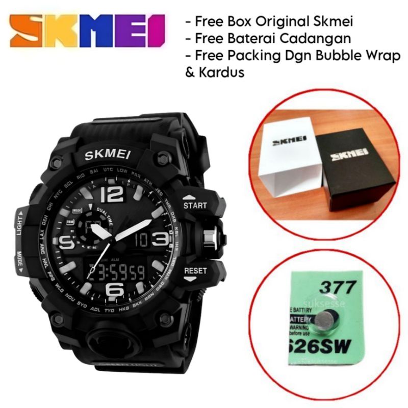 Jam Tangan Skmei 1155B - ACN103 / GWG - Jam Tangan Pria Sporty Analog-Digital