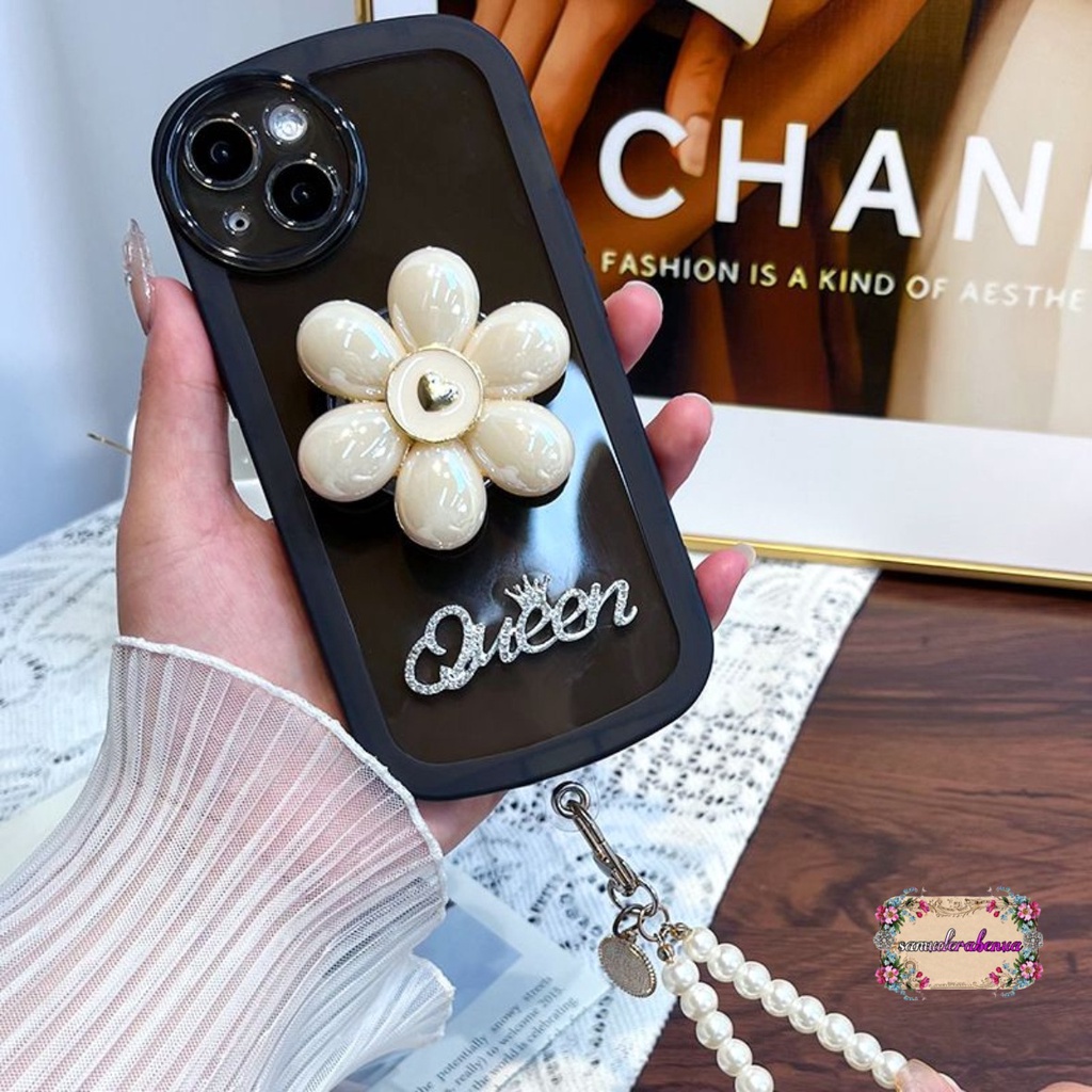 GC11 SOFTCASE POP FLOWER LANYARD FOR SAMSUNG A04E J2 PRIME A02S A03S A03 A10 M10 A10S A11 M11 A12 M12 A13 A32 A23 A20 A30 A20S A22 4G A32 A33 A50 A50S A30S A51 A52 A53 SB4791