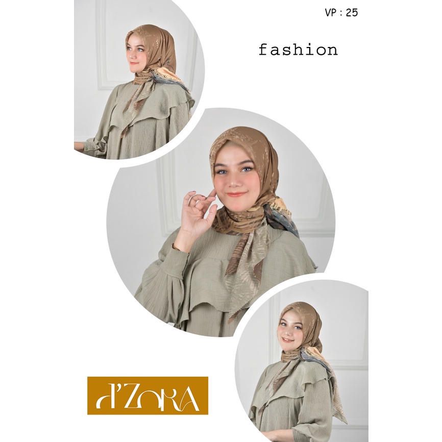 d'ZORA HIJAB KERUDUNG SEGI EMPAT PREMIUM