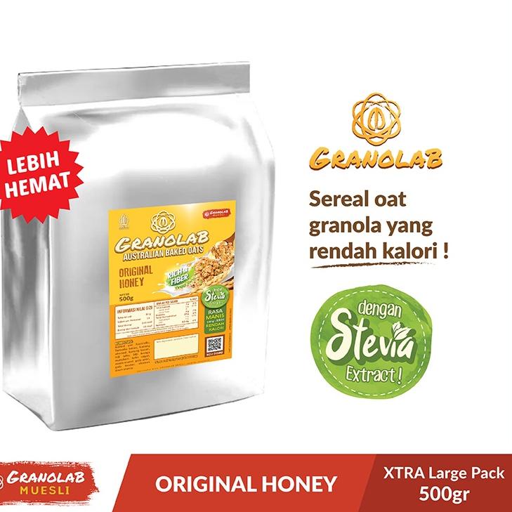 

♧ Granola 500 gr Original Honey - Granolab Muesli ✦