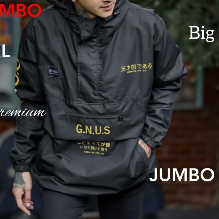 ☑ JAKET JUMBO PARASUT TASLAN XXL -XXXL JAKET PRIA JUMBO ♢