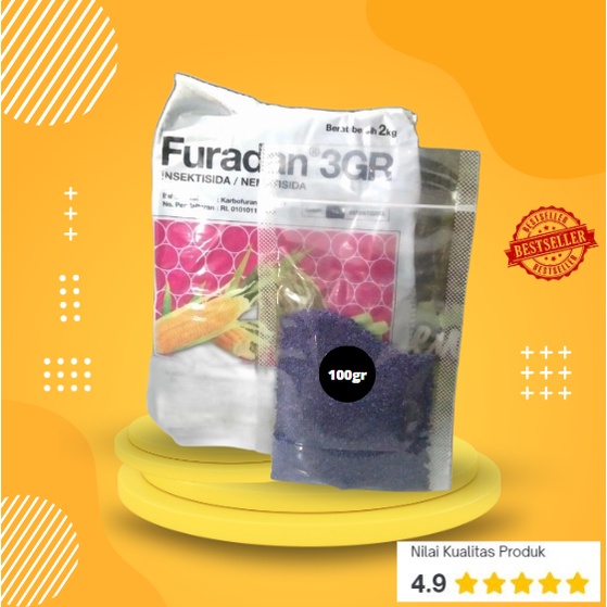 Furadan 3GR Repack 100 Gram Akarisida / Nematisida Sistemik