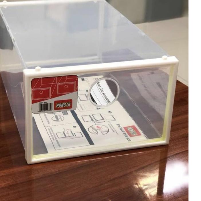 ✮ KOTAK SEPATU ACRYLIC TRANSPARAN TEBAL ✯